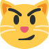 Cat Face With Wry Smile on Twitter / X