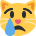 Crying Cat Face on Twitter / X