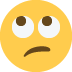 Face With Rolling Eyes on Twitter / X