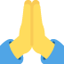 Person With Folded Hands on Twitter / X