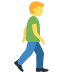 Man Walking Facing Right on Twitter / X