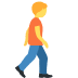 Person Walking Facing Right on Twitter / X