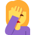 Woman Facepalming on Twitter / X