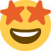 Grinning Face With Star Eyes on Twitter / X