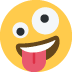 Grinning Face With One Large And One Small Eye on Twitter / X