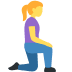 Woman Kneeling Facing Right on Twitter / X
