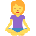 Woman In Lotus Position on Twitter / X