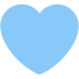 Light Blue Heart on Twitter / X