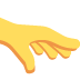 Palm Down Hand on Twitter / X