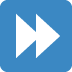 Black Right-pointing Double Triangle on Twitter / X