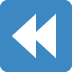 Black Left-pointing Double Triangle on Twitter / X