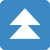 Black Up-pointing Double Triangle on Twitter / X