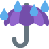 Umbrella With Rain Drops on Twitter / X