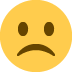Frowning Face on Twitter / X