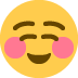 White Smiling Face on Twitter / X