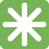 Eight Spoked Asterisk on Twitter / X