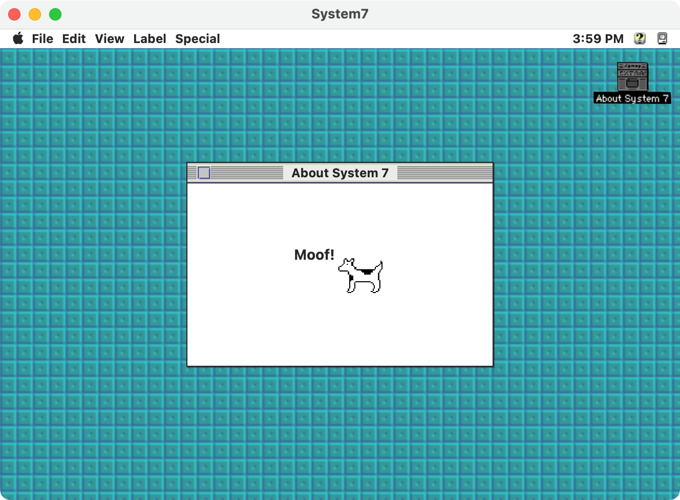 System7 look-alike, mac version