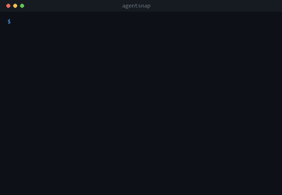 agentsnap catching a prompt change in replay mode