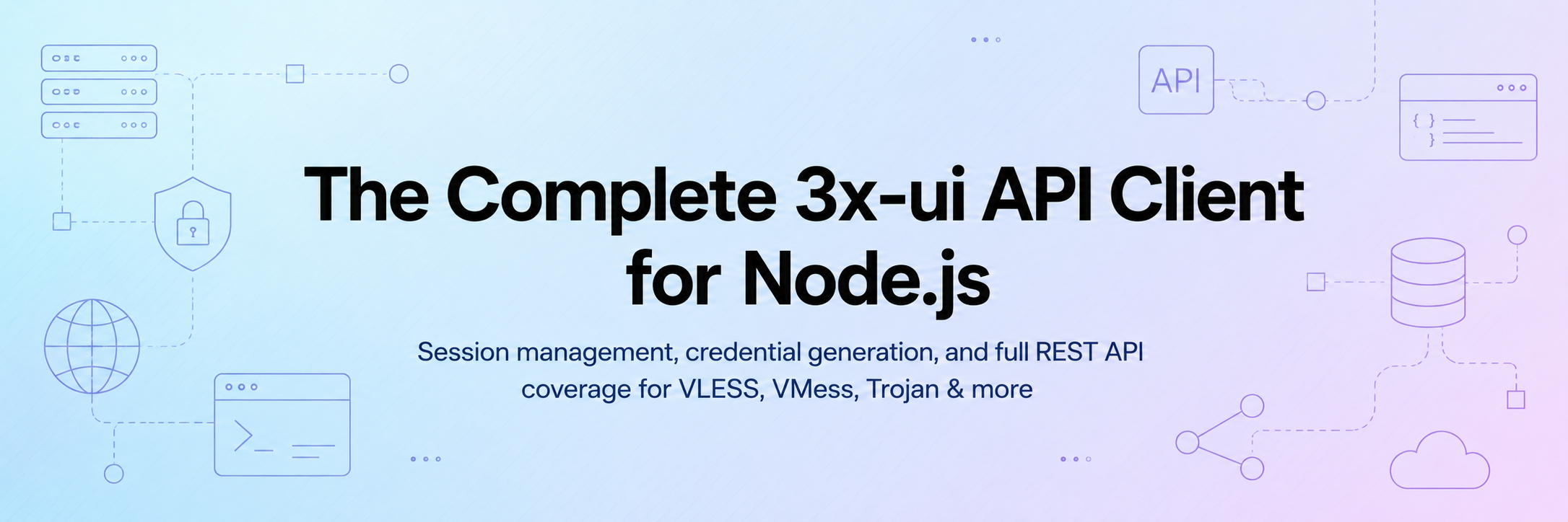 3xui-api-client — the complete 3x-ui API client for Node.js