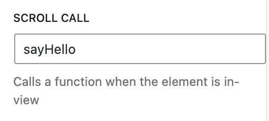 Scroll Call