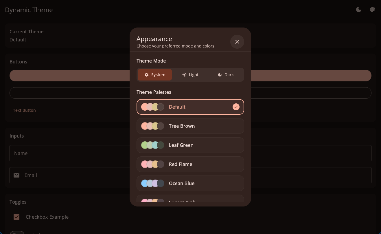 Desktop Dark Theme