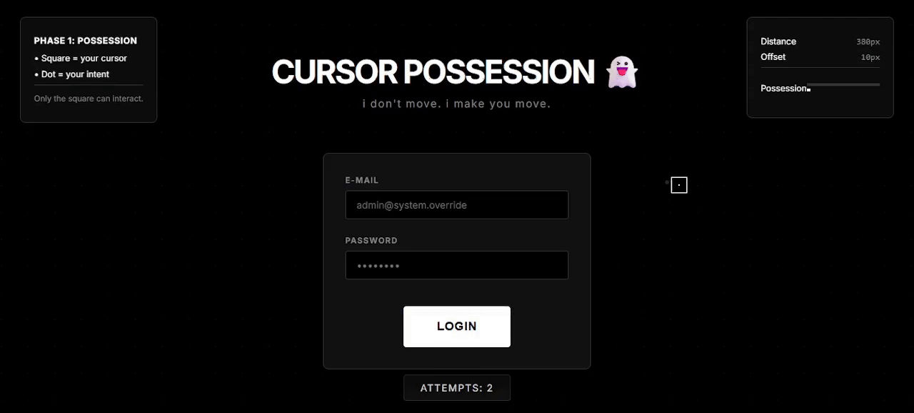 cursor_possession demo