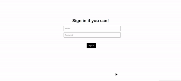 sign-in button demo