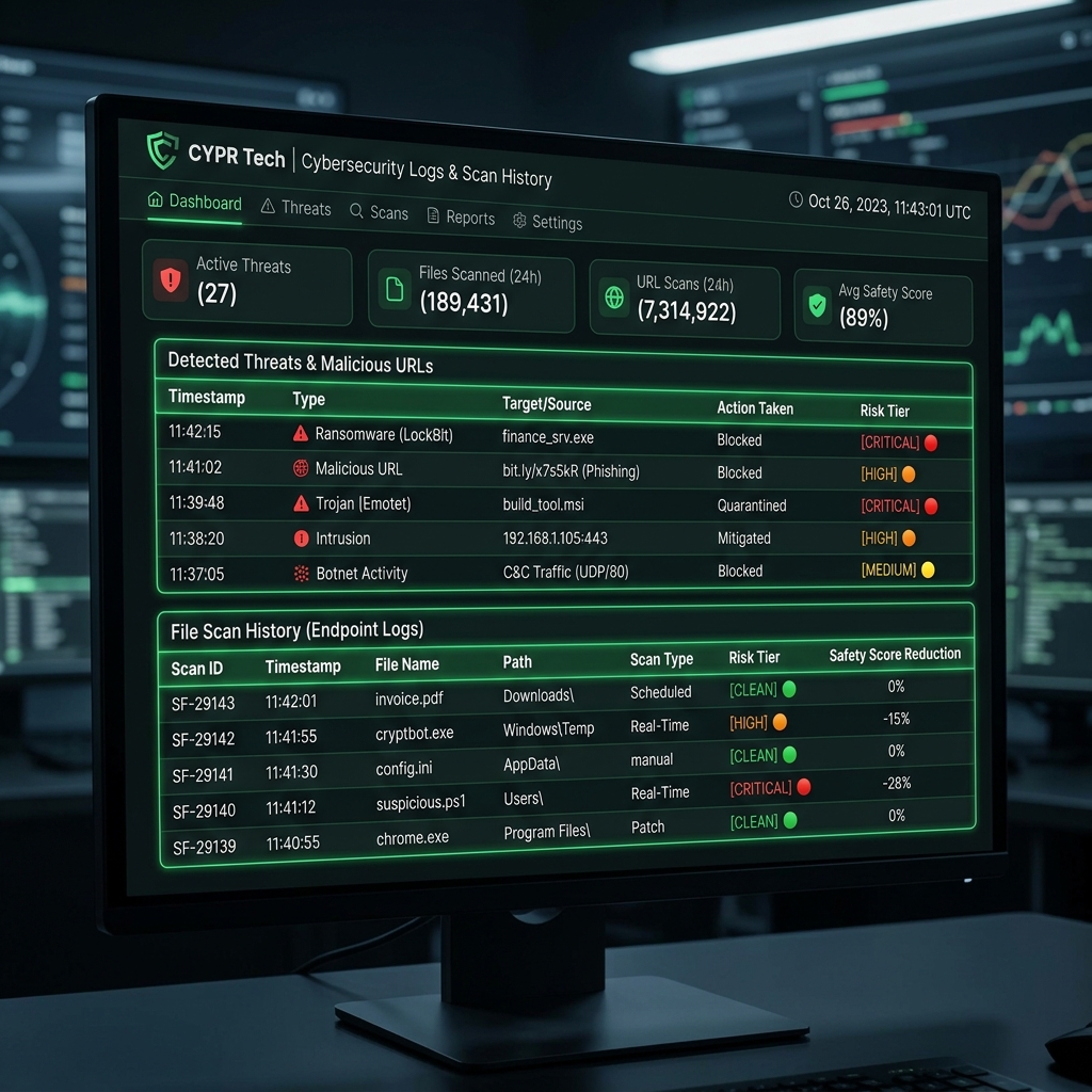 Threat history
