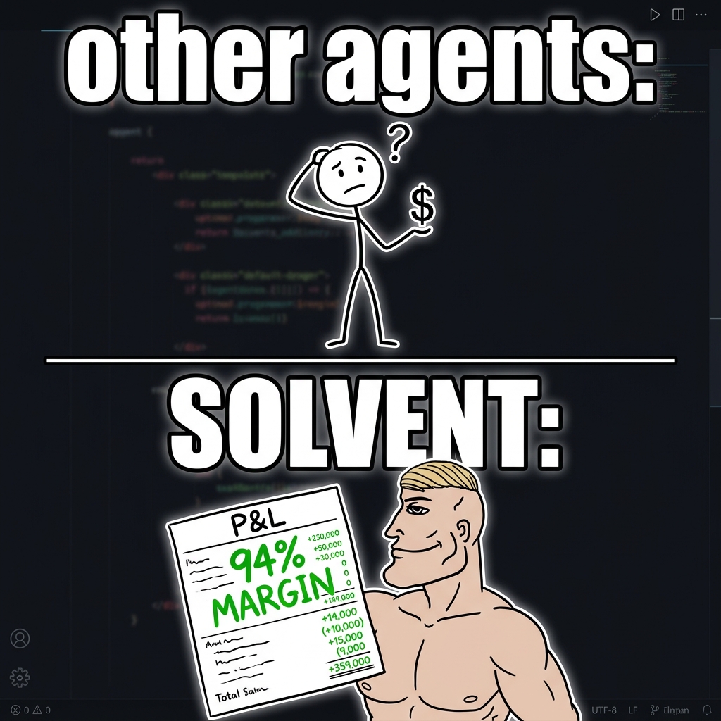 Other agents vs SOLVENT meme