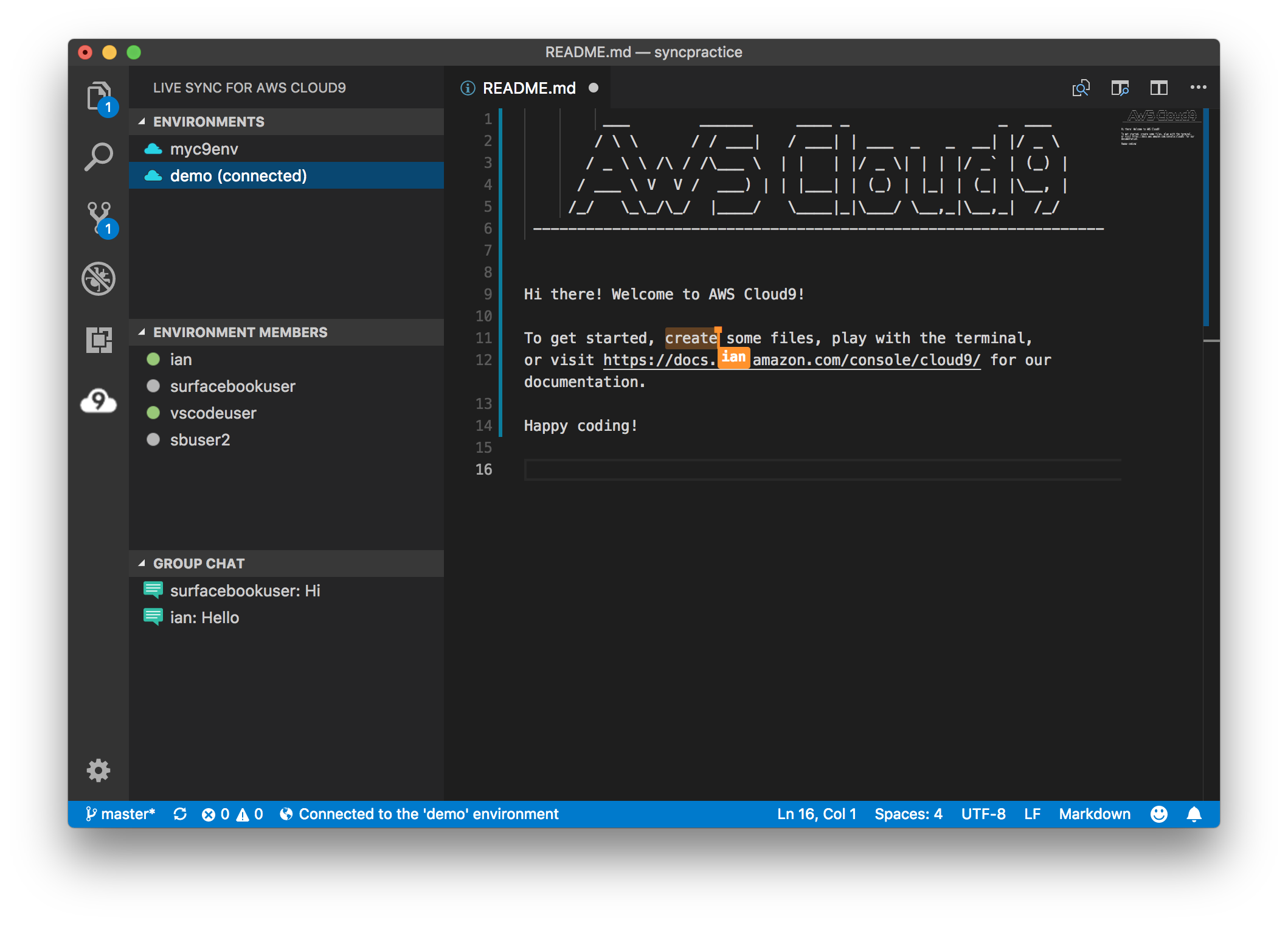 Live Sync for AWS Cloud9 - Visual Studio Marketplace