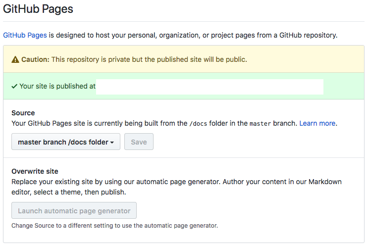 Setting to Enable Source Building from master/docs