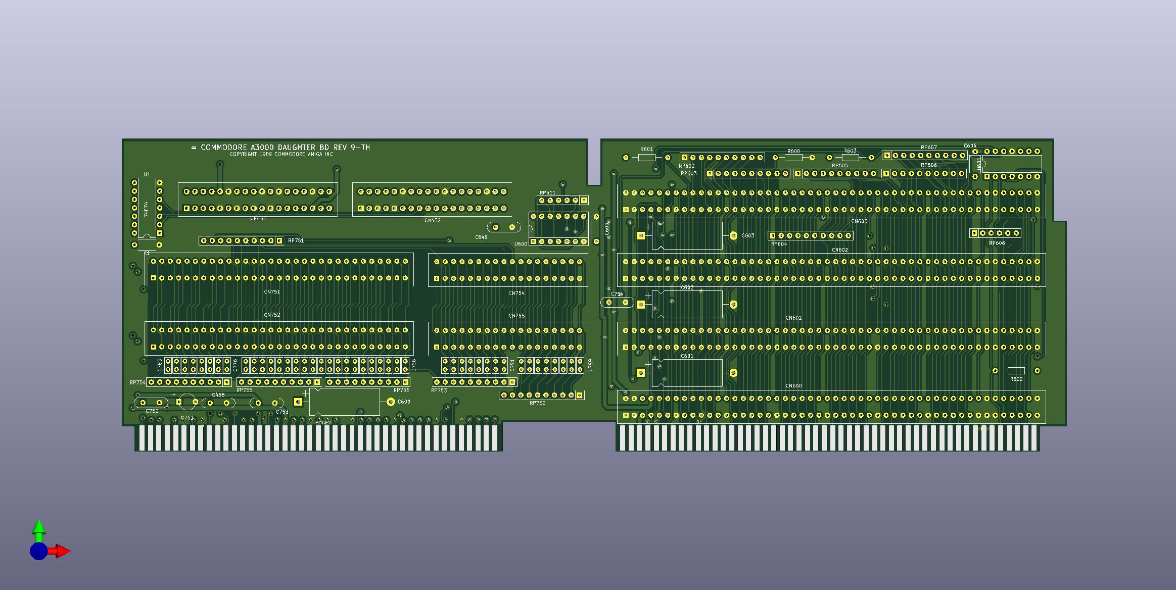 Amiga-3000-Daughterboard, from the project README