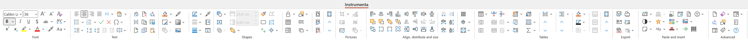 Instrumenta Powerpoint Toolbar (Windows) Alt text