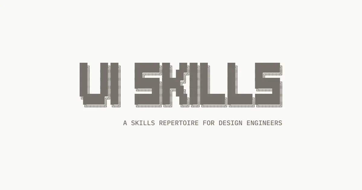UI Skills
