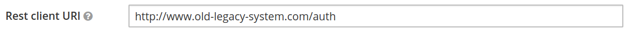 Rest client URI input