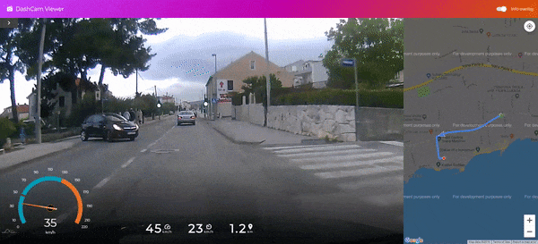 DashCam Viewer in action