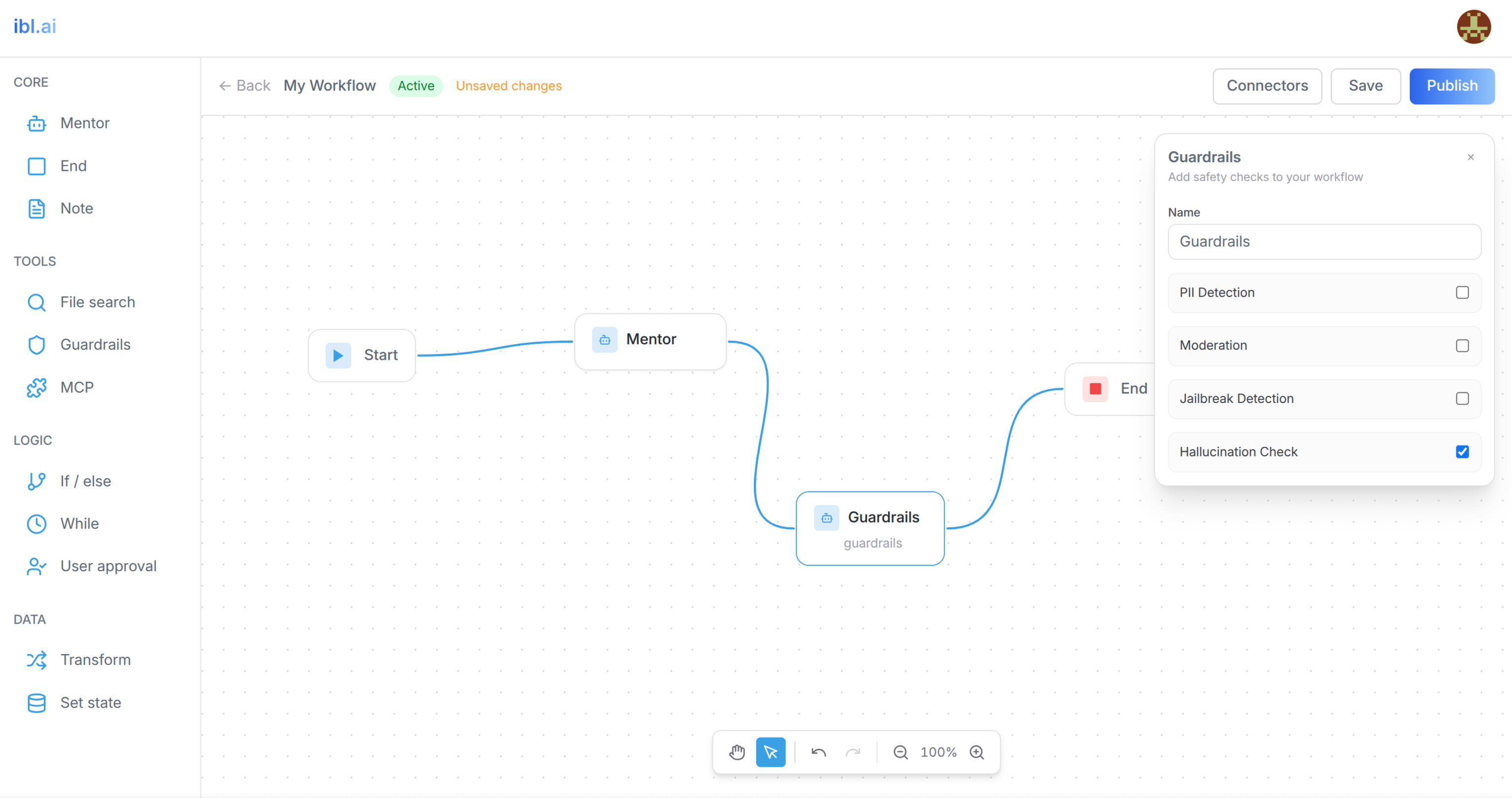 Workflow Page