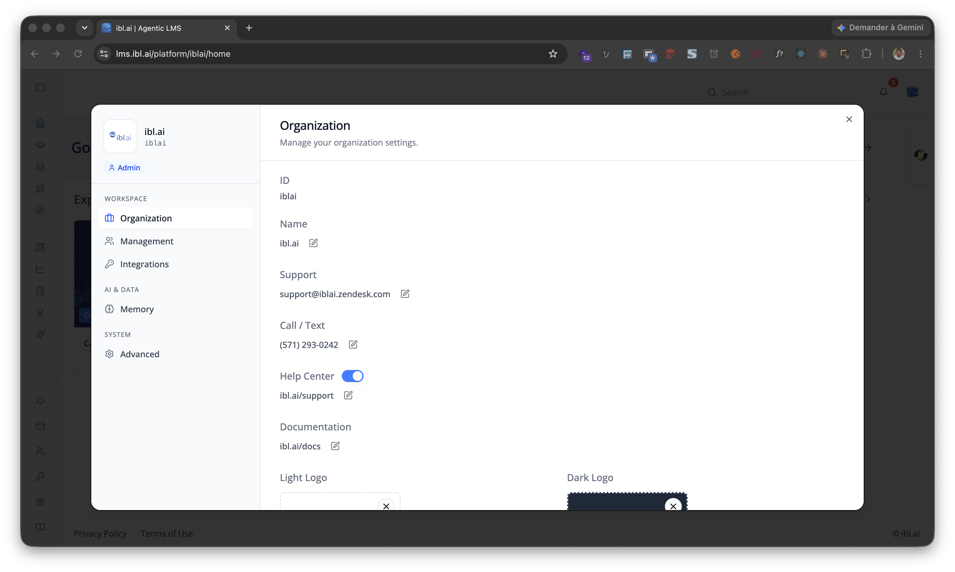 Account Page