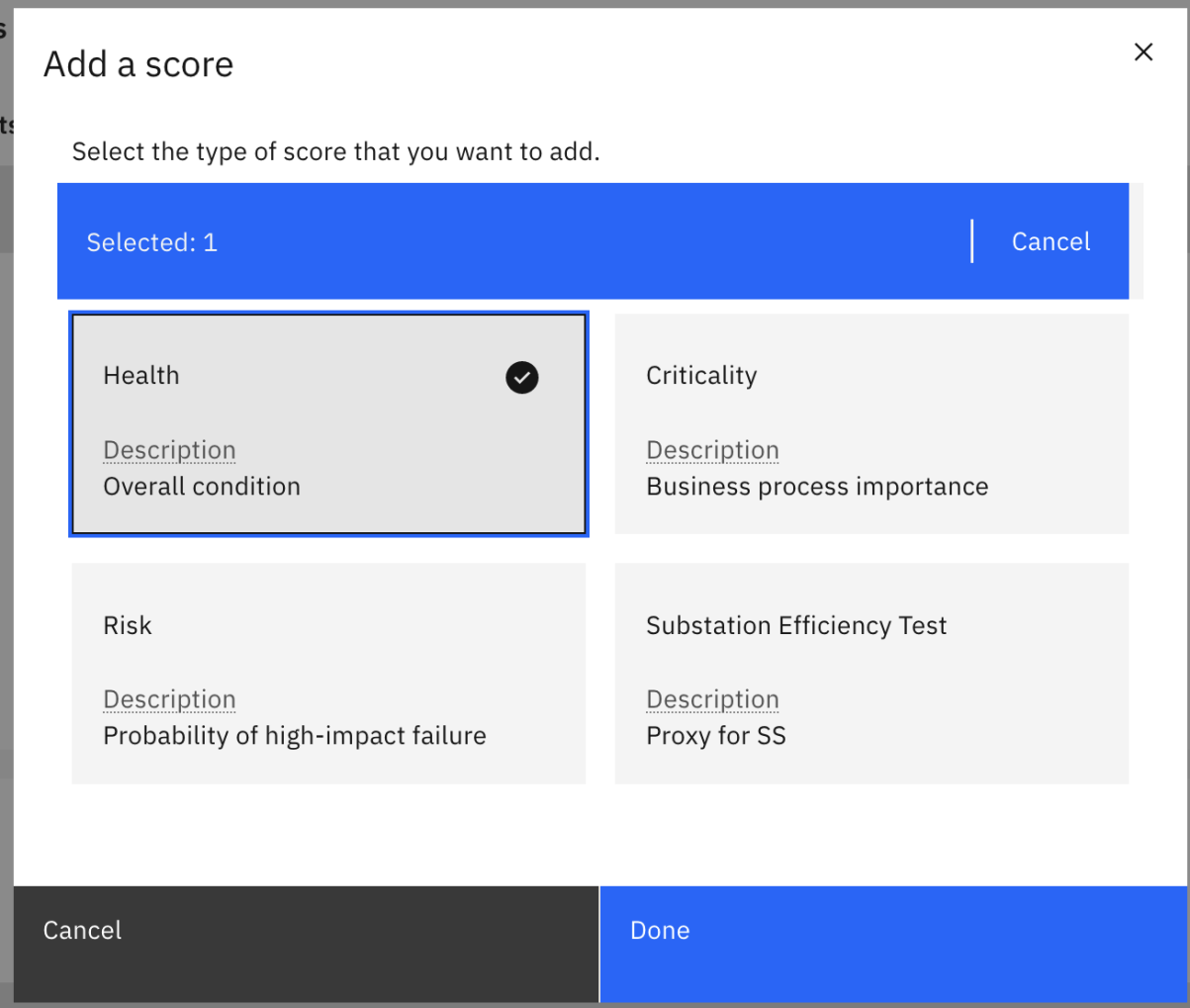 Select health score