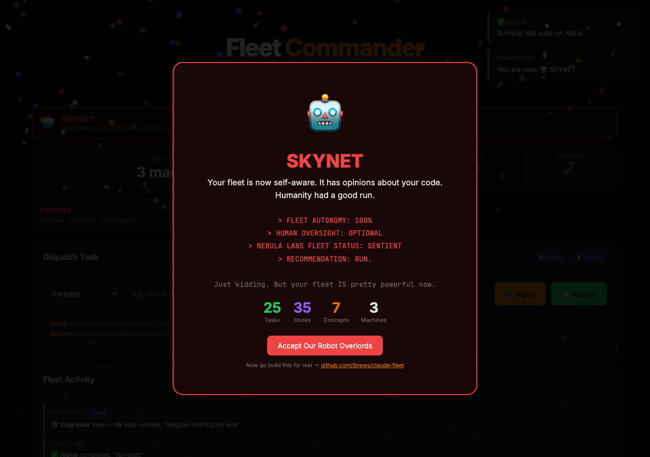 Fleet Commander — SKYNET