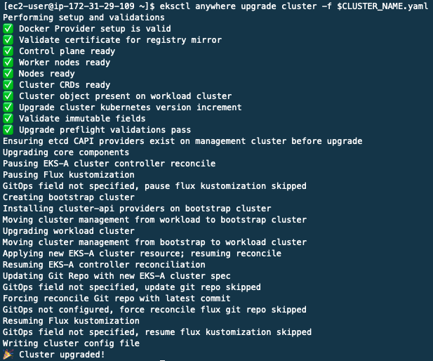 EKS-A-upgrade-cluster