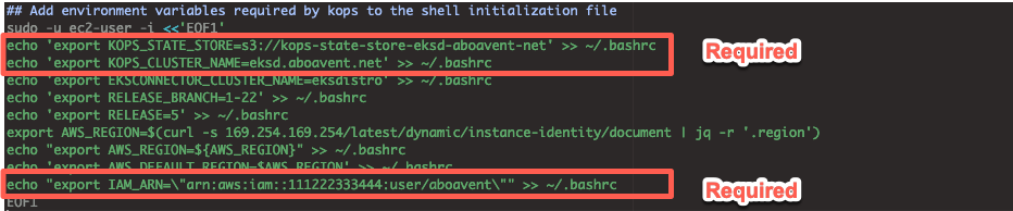 EKS-D-environment-variables