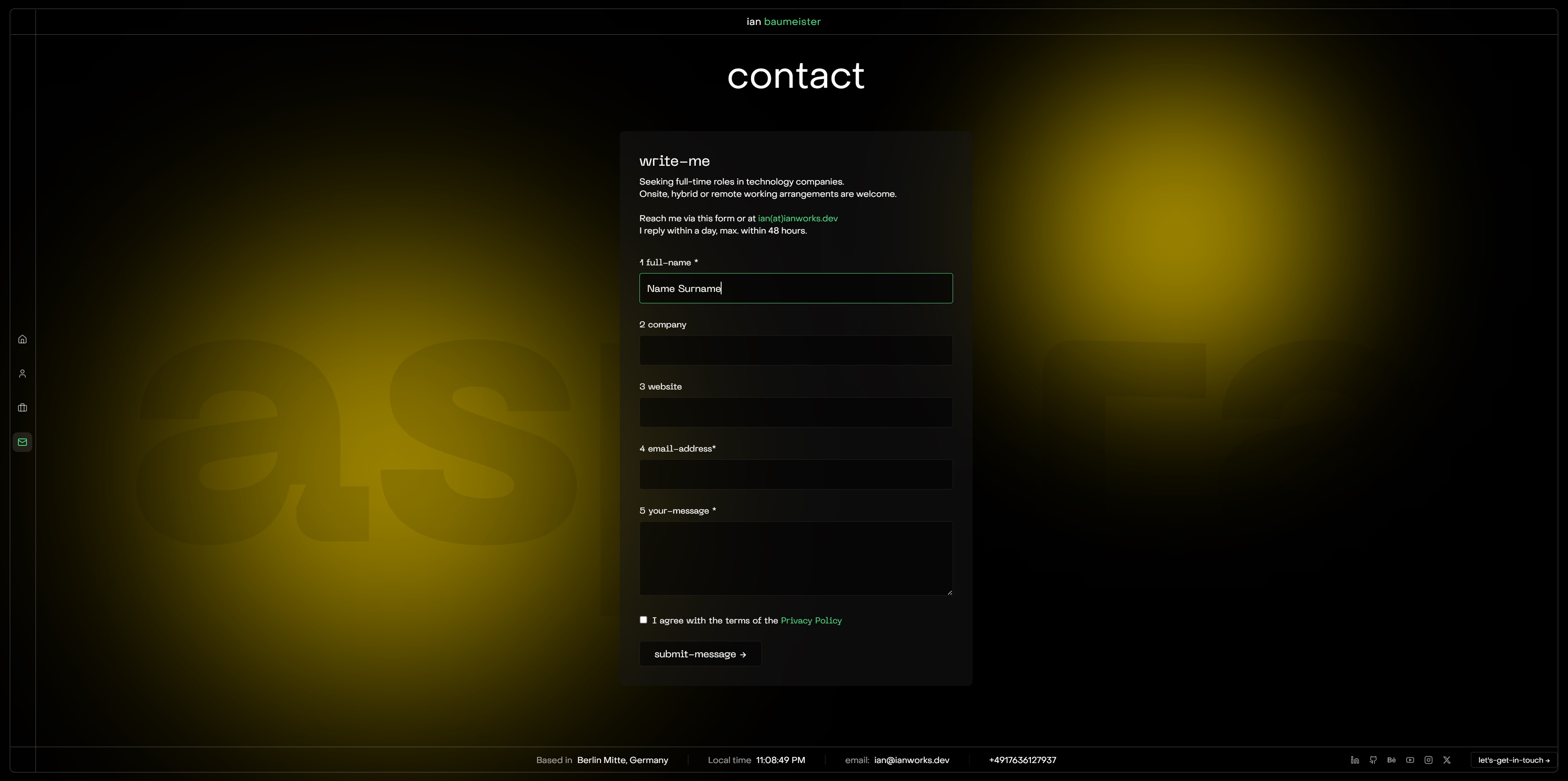 Contact Section
