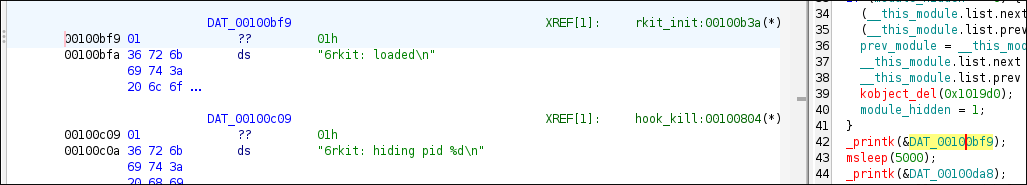 Rkit loaded message