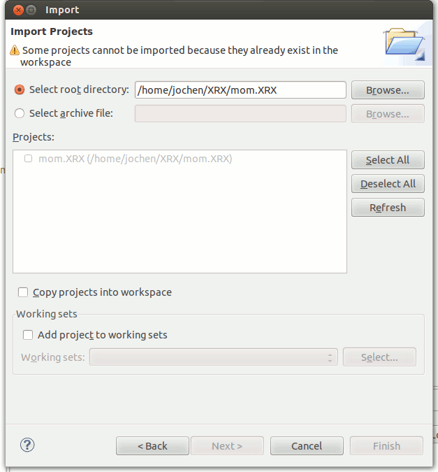 Import MOM-CA Dialog 2