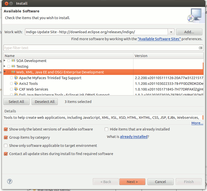 Install Software Dialog 4