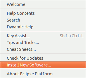 Import Software Menu