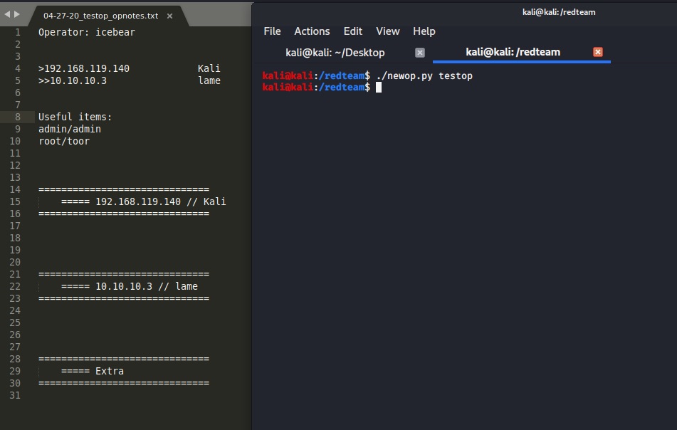 creating opnotes the easy way