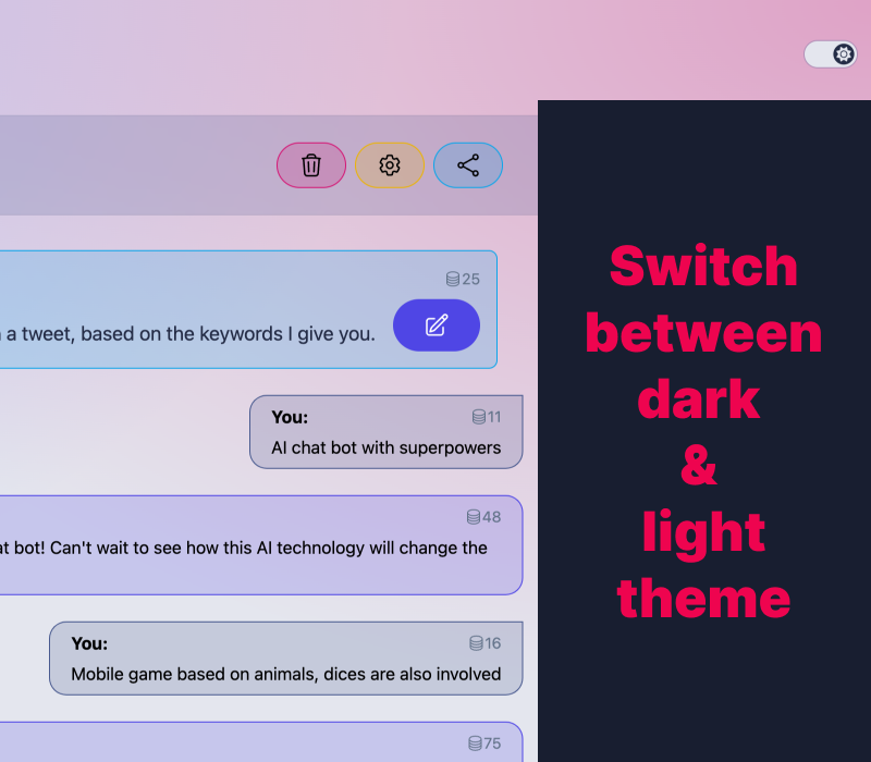 Switch theme